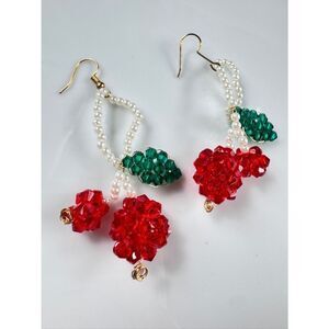 Zara crystal Cherry’s Earrings